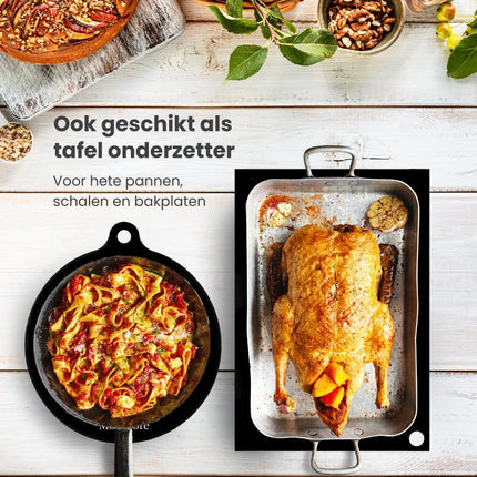MoreCore Inductie beschermers 6-delig eten