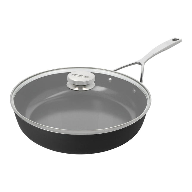 Demeyere Alu Pro 5 Ceraforce Hoge koekenpan 28 cm met gratis glasdeksel