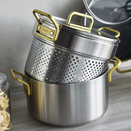 Greenpan Tucci pannenset 3-ply 11 delig - RVS