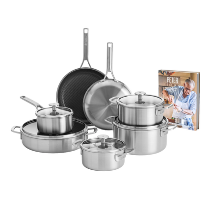 BK Maestro Peter Goossens Durabond Hybride medium 7 delig pannenset