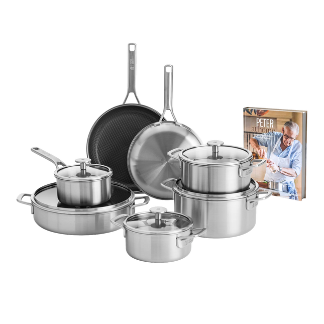 BK Maestro Peter Goossens Durabond Hybride medium 7 delig pannenset