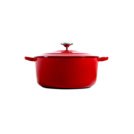 BK Bourgogne Braadpan Gietijzer - Chili Red