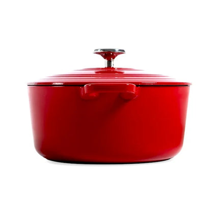 BK Bourgogne Braadpan Gietijzer - Chili Red