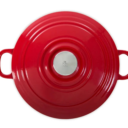 BK Bourgogne Braadpan Gietijzer - Chili Red