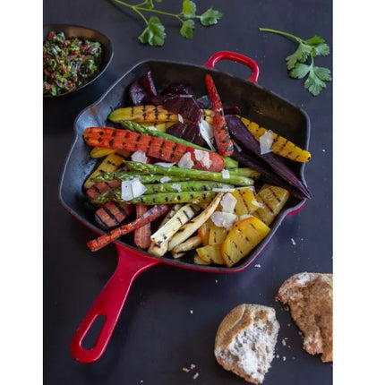 BK Bourgogne Grillpan 25 cm Chili Red