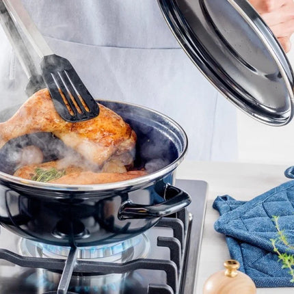 BK Fortalit Braadpan 24 cm - zwart koken