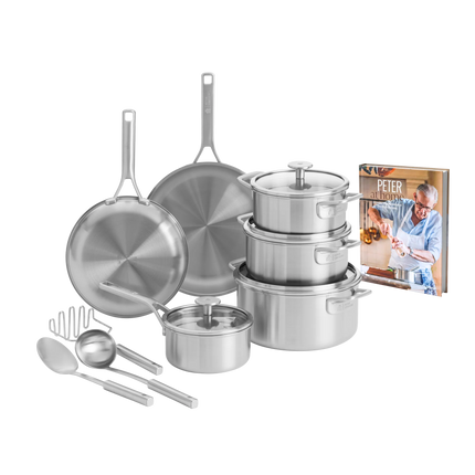 BK Peter Goossens Maestro RVS Large set met Gratis kookboek