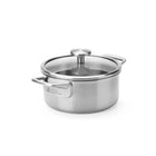 BK Maestro Triply RVS Kookpan met glasdeksel