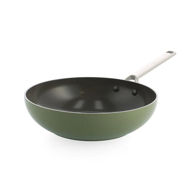 BK Sublim Wokpan Olive Green 28cm