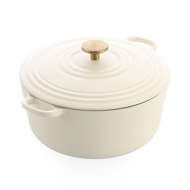 BK Bourgogne Braadpan Gietijzer - Cream White