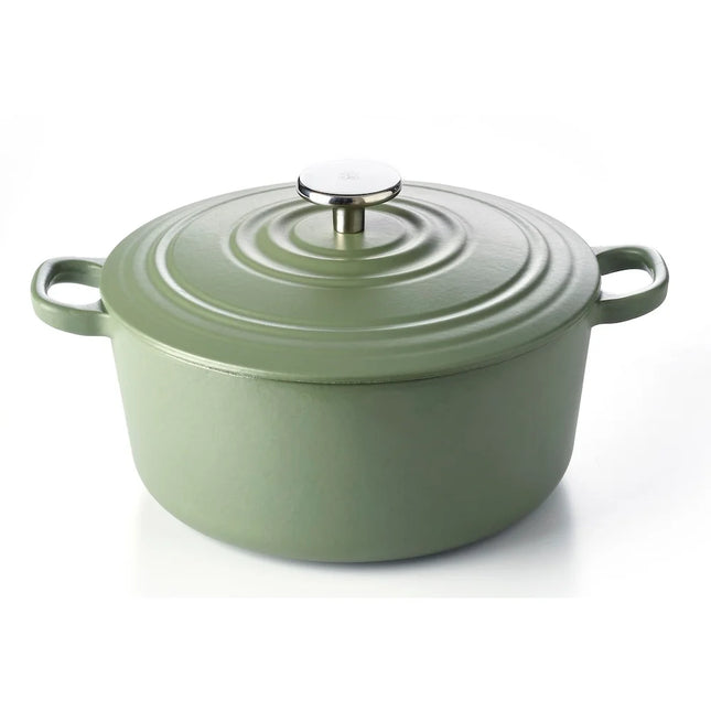 BK Bourgogne Braadpan Gietijzer - Olive Green