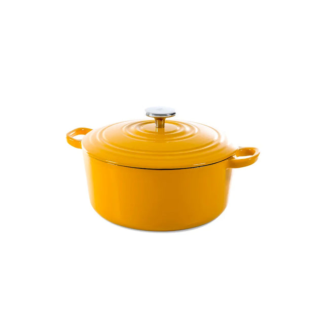 BK Bourgogne Braadpan Gietijzer - Sunny Yellow