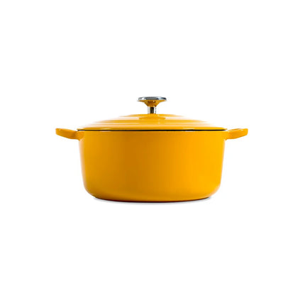 BK Bourgogne Braadpan Gietijzer - Sunny Yellow
