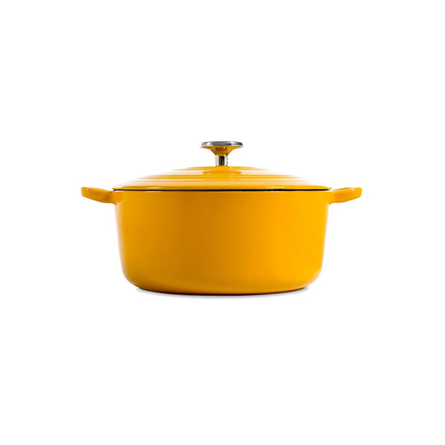 BK Bourgogne Braadpan Gietijzer - Sunny Yellow