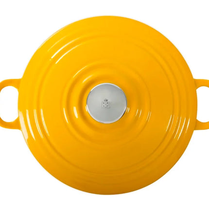 BK Bourgogne Braadpan Gietijzer - Sunny Yellow