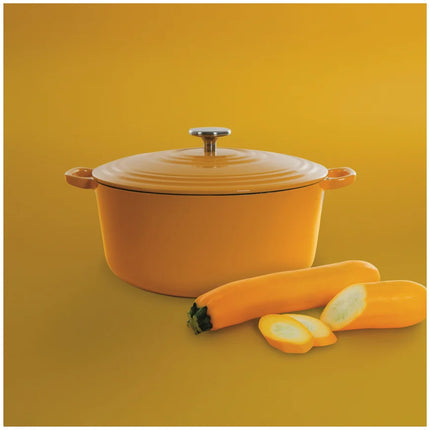BK Bourgogne Braadpan Gietijzer - Sunny Yellow