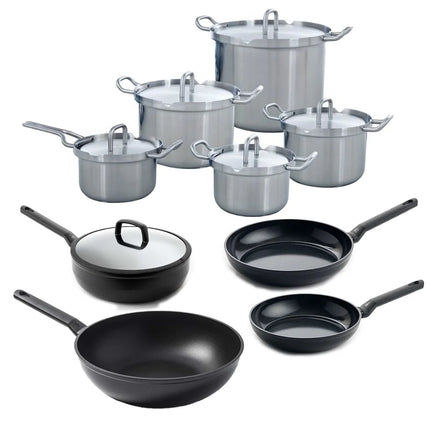 BK Q-linair Master pannenset - 9 delig - RVS