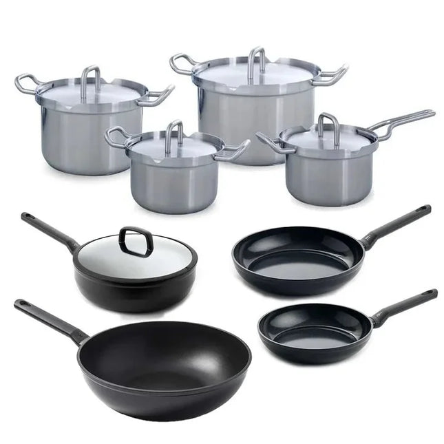 BK Q-linair Master pannenset - 8 delig - RVS