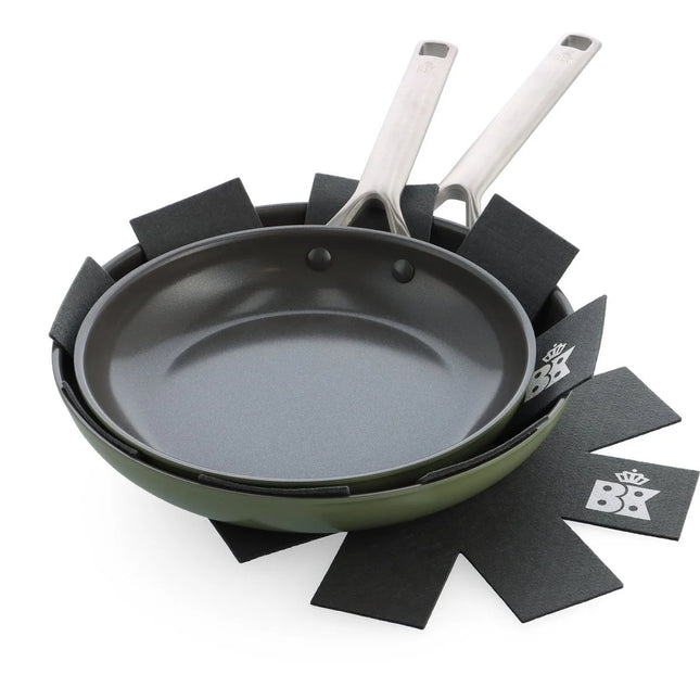 BK Sublime Koekenpannenset Olive Green -24 & 28 cm