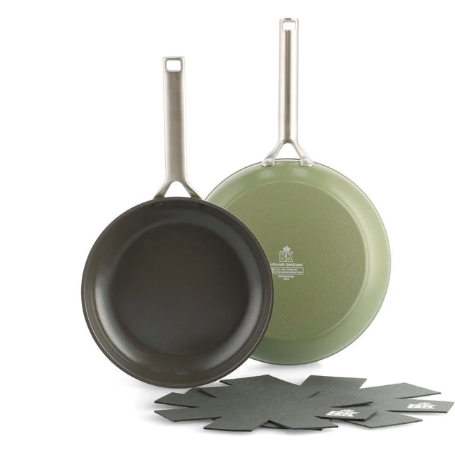 BK Sublime Koekenpannenset Olive Green -24 & 28 cm