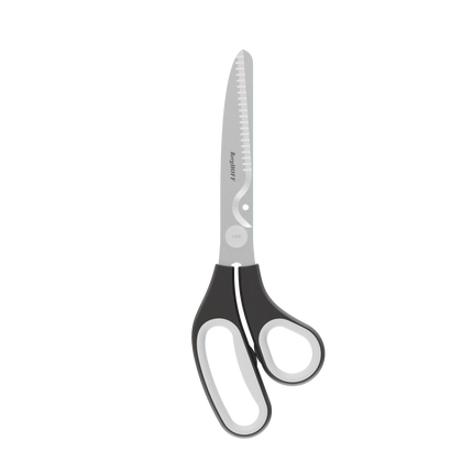 Leo Graphite Keukenschaar met magnetische hoes 26cm