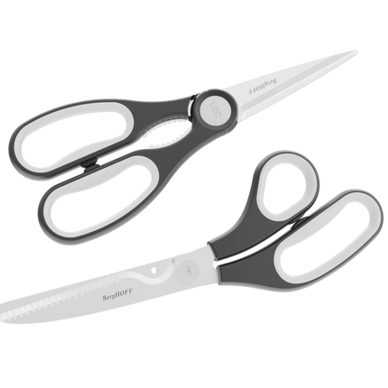 Leo Graphite Keukenschaar met magnetische hoes 26cm