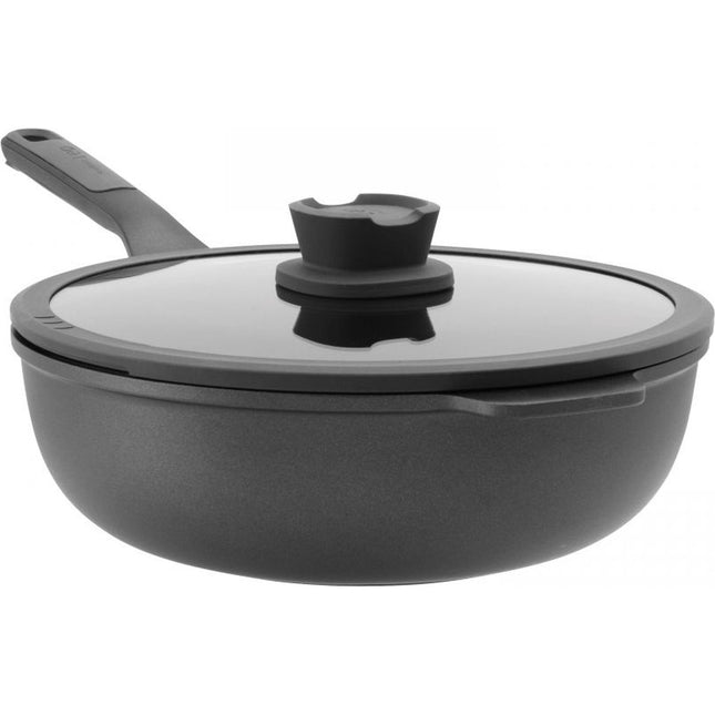 BergHOFF Leo Stone Wok 28 cm Met Glasdeksel