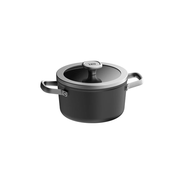 BergHOFF Leo Graphite Kookpan 20 cm Zwart RVS