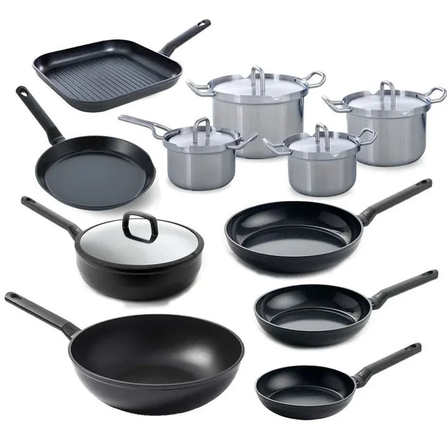 BK Q-linair Master pannenset - 11 delig - RVS