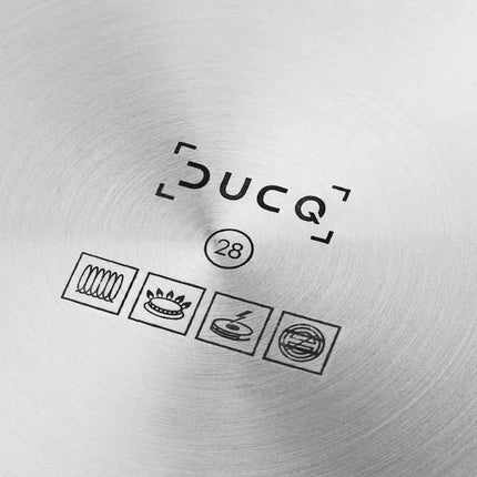 DUCQ Downdraft Triply Braadpan RVS 26cm