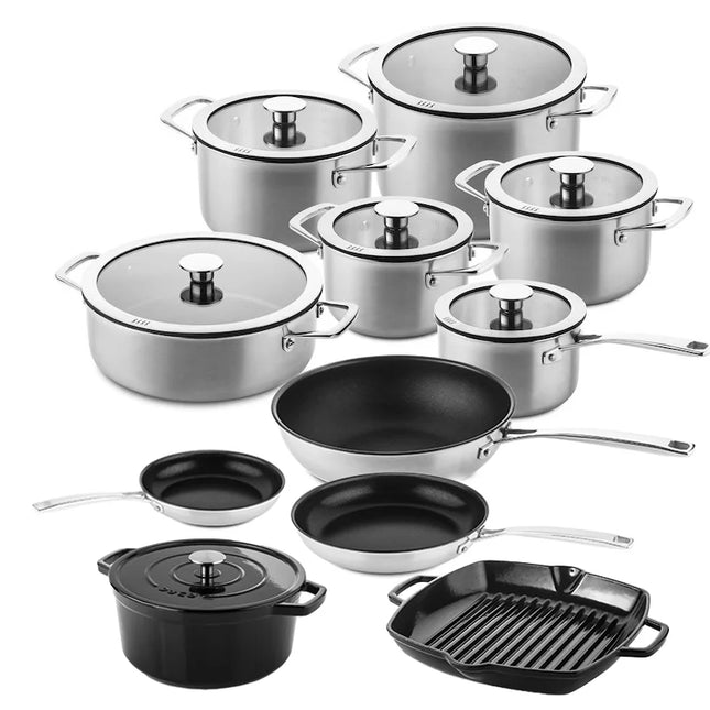 Ducq 17-delig pannenset