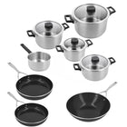 Demeyere Comfort 3 pannenset 12 delig
