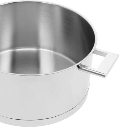 Demeyere John Pawson 7 Kookpan dubbelwandige deksel detail