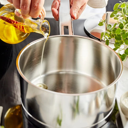 Demeyere John Pawson 7 Steelpan - dubbelwandige deksel