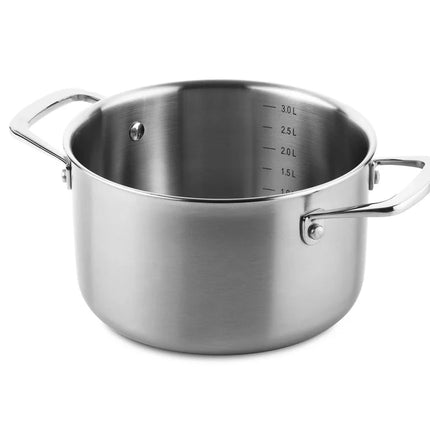 DUCQ Downdraft pannenset - 12 delig - met glazen deksels