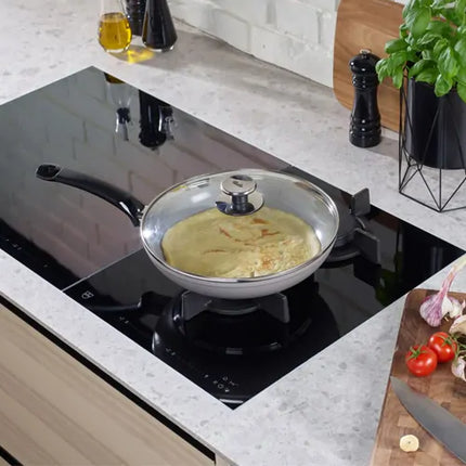Fissler Ceratal Comfort Koekenpannen 24 + 28cm - met Deksels