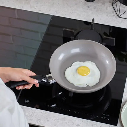 Fissler Ceratal Comfort Koekenpannen 24 + 28cm - met Deksels