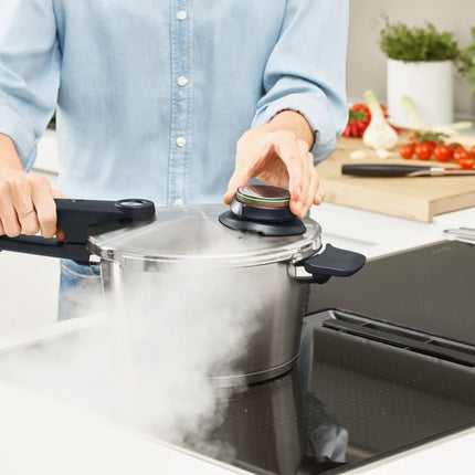 Fissler Vitavit Premium Snelkookpan set - 3.5L en 6L met Stoominzet koken