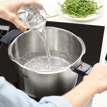 Fissler Vitavit Premium Snelkookpan set - 3.5L en 6L met Stoominzet inhoud