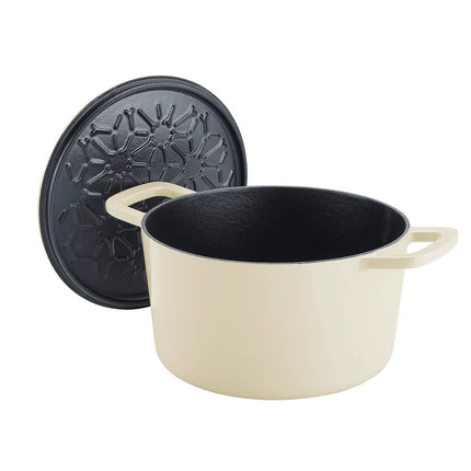 Fissler Moments braadpan Gietijzer - Ivory White 24cm