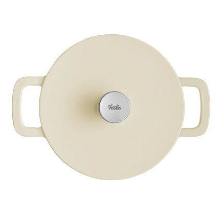 Fissler Moments braadpan Gietijzer - Ivory White 24cm
