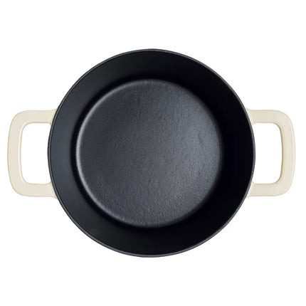 Fissler Moments braadpan Gietijzer - Ivory White 24cm