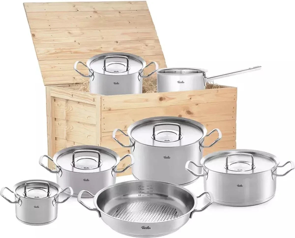 Soeppan Fissler Original Profi Collection Met RVS Deksel 24 cm Soeppan Fissler Original Profi Collection Met RVS Deksel 24 cm