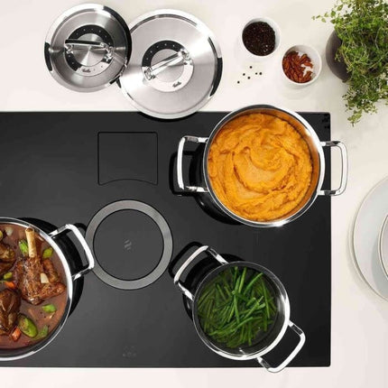 Fissler Original Profi 6 Delig - Steel-en Hapjespan RVS deksels