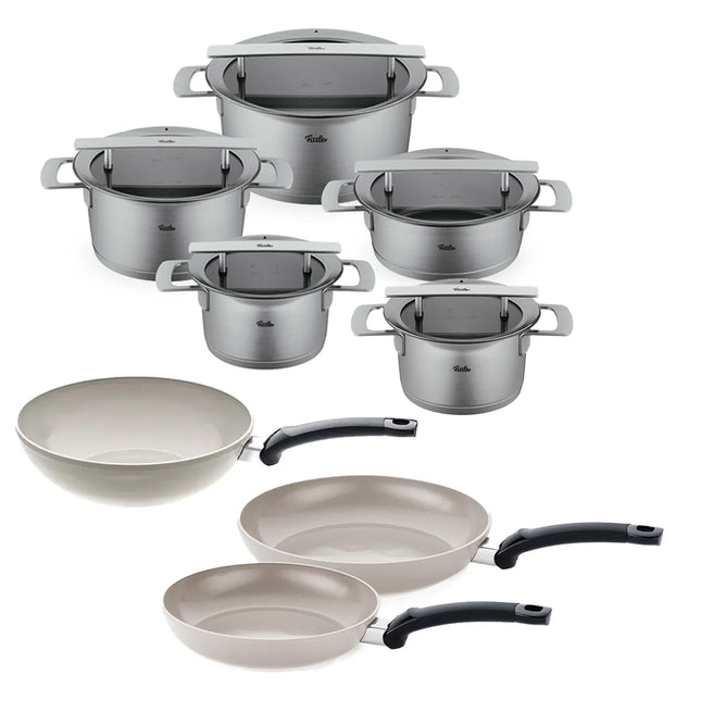 Fissler Phi Collection Pannenset, 8-delig – downdraft