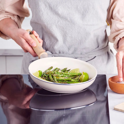 GreenChef Nordics Koekenpan Antiaanbak Crème  koken