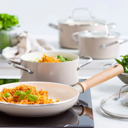 GreenChef Nordics Koekenpan Antiaanbak Crème koken