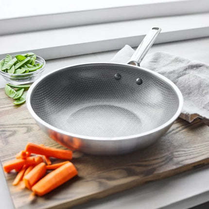 GreenPan Apex Wok 28cm Triply RVS