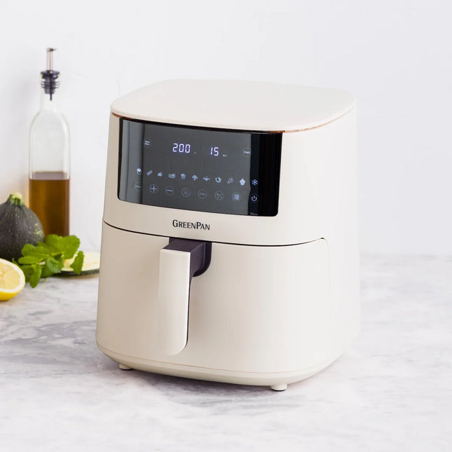 GreenPan Bistro XL Airfryer 7,2L - PFAS-vrij Crème