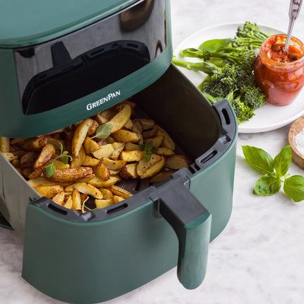 GreenPan Bistro XL Airfryer 7,2L - PFAS-vrij Pine Green